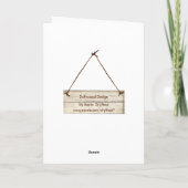 60番目の誕生日リトリバー カード (裏面)