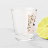 60番目の誕生日ヴィンテージフローラ ショットグラス (左)