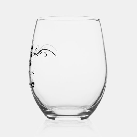 60番目の誕生日ヴィンテージ1964 ステムなしワイングラス (左)