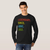 60番目の誕生日伝説1962年6月以来60年 Tシャツ (正面フル)