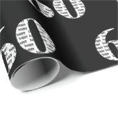 60番目の誕生日文字 ラッピングペーパー (ロールコーナー)