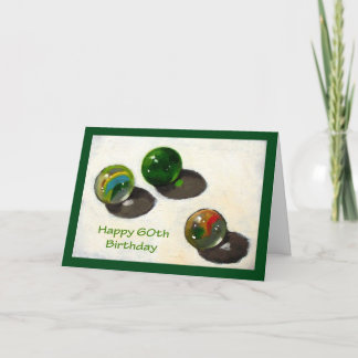 60番目の誕生日：まだビー玉がある カード