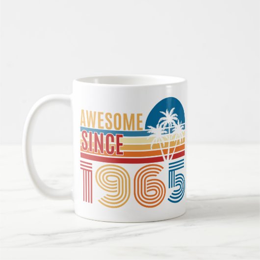 60番目の誕生日 コーヒーマグカップ (左)