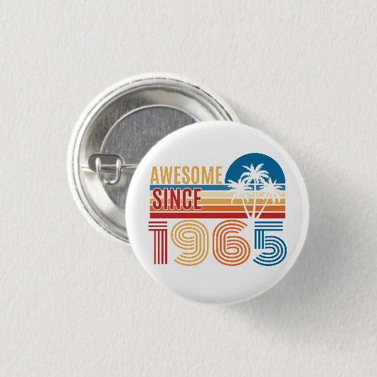 60番目の誕生日 缶バッジ (正面&裏面)