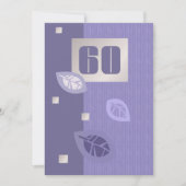 60番目の誕生祝いカスタム招待状 招待状 (正面)