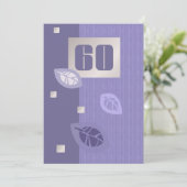 60番目の誕生祝いカスタム招待状 招待状 (スタンド正面)