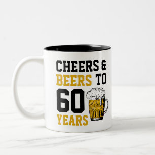 60番目カスタムの誕生日応援&ビアーズから60年 ツートーンマグカップ