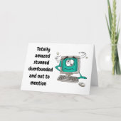 「60番目」の誕生日混乱型コンピュータカード カード (正面)