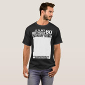 60番誕生日サイン60番誕生日S Tシャツ (正面フル)