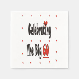 60祝の大物 スタンダードカクテルナプキン