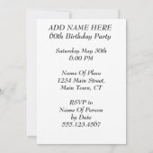 60祝年の招待状 招待状 (裏面)