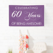 60祝年の歴史を誇る素晴らし 横断幕 (インサイチュ)