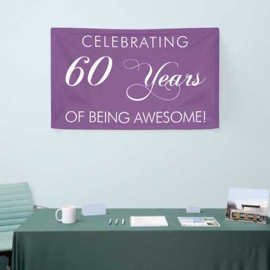 60祝年の歴史を誇る素晴らし 横断幕 (トレードショー)