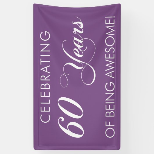 60祝年の歴史を誇る素晴らし 横断幕 (縦)