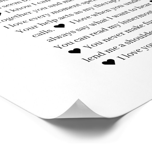 60私たちがあなたに贈り物を愛する理由 ポスター (角)