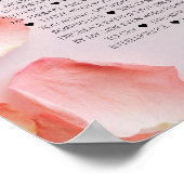 60私たちがあなたに贈り物を愛する理由、花びらピンク ポスター (角)