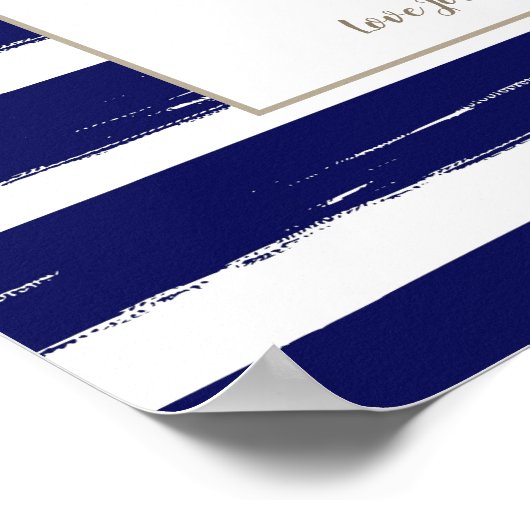 60私たちがあなたを愛する理ストライプ由 ポスター (角)