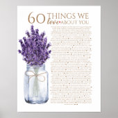 60私たちはラベンダーのおばあちゃんの叔母について愛する ポスター (正面)