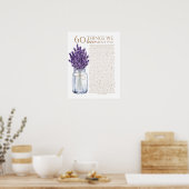 60私たちはラベンダーのおばあちゃんの叔母について愛する ポスター (キッチン)