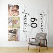 60素晴らしいカスタムフォトサプライズパーティー タペストリー (インサイチュ(横))