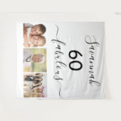 60素晴らしいカスタムフォトサプライズパーティー タペストリー (正面(横))