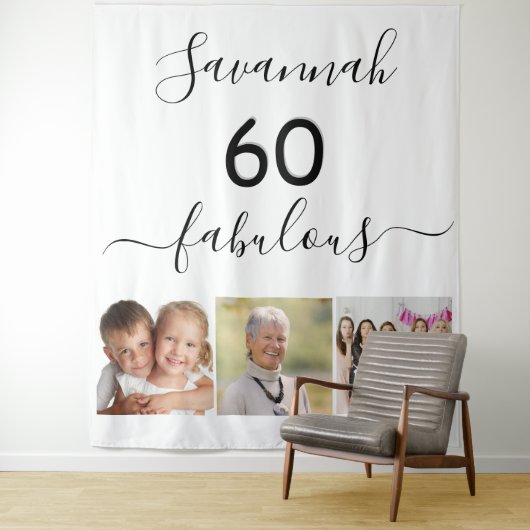60素晴らしいカスタムフォトサプライズパーティー タペストリー (インサイチュ)