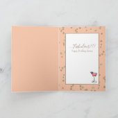 60素晴らしい女性マンガマルガリータ60誕生日 カード (内部)