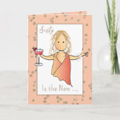 60素晴らしい漫画マルガリータおもしろい60誕生日 カード (正面)