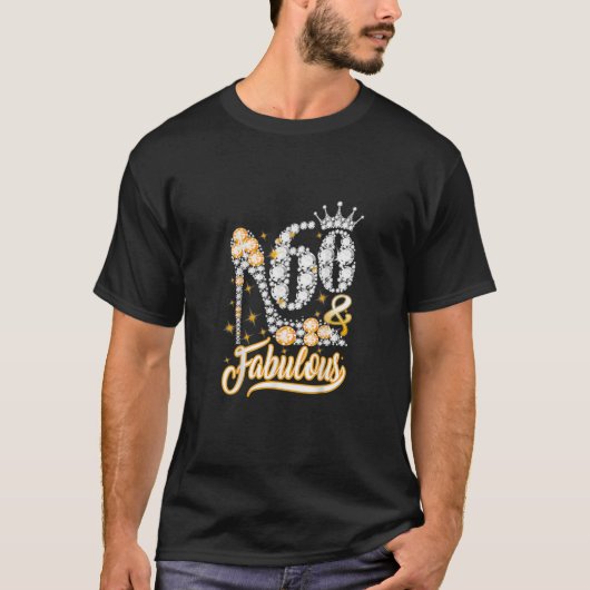 60素晴らしい60歳60th誕生日ダイヤモンドクロ tシャツ (正面)