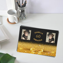 60素晴らしい60th誕生日パーティーのブラックフォト