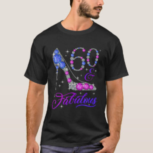 60素晴らしい60th誕生日女性ヒール tシャツ