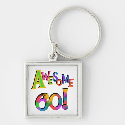 60素晴らし誕生日Tシャツとギフト キーホルダー (正面)