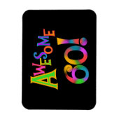 60素晴らし誕生日Tシャツとギフト マグネット (縦)