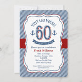 60航海の誕生日 招待状 (正面)