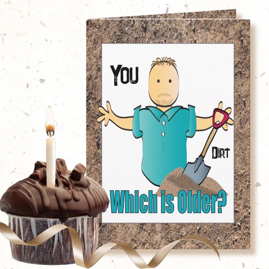 60誕生日おもしろいことわざ男性マンガ老齢期 カード