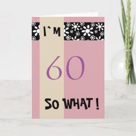 60誕生日おもしろいやる気を起こさせる カード