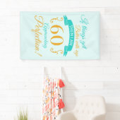 60誕生日が年齢と共に向上 横断幕 (インサイチュ)