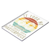 60誕生日このMを作るのに60年かかった ノートブック (左側)