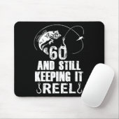 60誕生日とスティル保ズItリール魚釣り マウスパッド (マウス)
