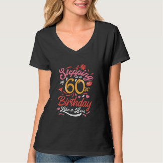 60誕生日に足を踏み入れるボス Tシャツ