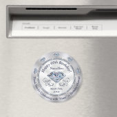 60誕生日のために安くパーソナライズされたパーティ好意、 マグネット (インサイチュ (食洗機))