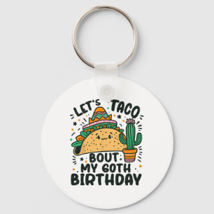 60誕生日のメキシコのパーティー少年のタコ キーホルダー