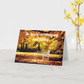 60誕生日の離脱年齢が上昇している カード (黄色い花)