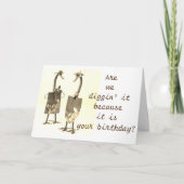 **60誕生日の願いはビーチカードの日のようなものだ カード (正面)