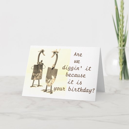 **60誕生日の願いはビーチカードの日のようなものだ カード (正面)