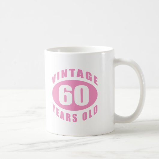 60誕生日への贈り物 コーヒーマグカップ (右)