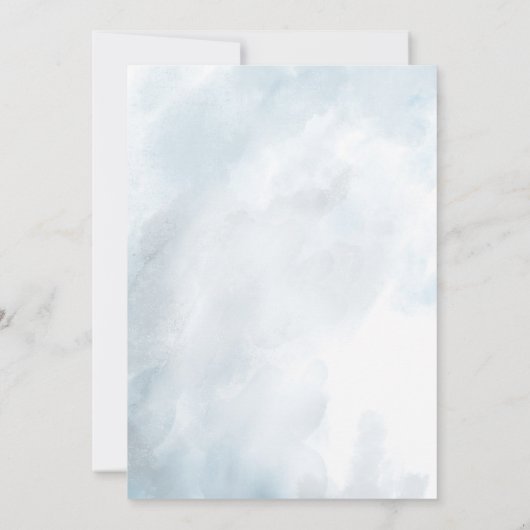 60誕生日ほこりっぽい青い植物園 招待状 (裏面)