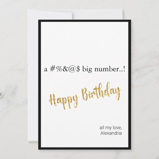 60誕生日ほんの数の皮肉なジョークおもしろい 招待状 (裏面)