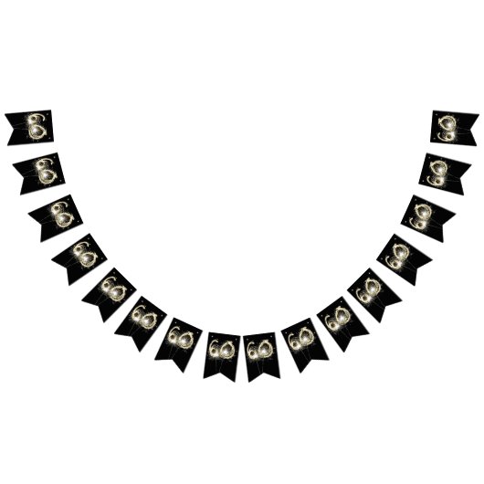 60誕生日またはアニバーサリーパーティーバンティング バンティングフラッグ (全)