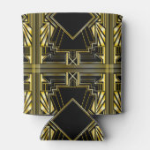 60誕生日アールデコ金ゴールドブラック素晴らしギャツビー 缶クーラー (裏面)